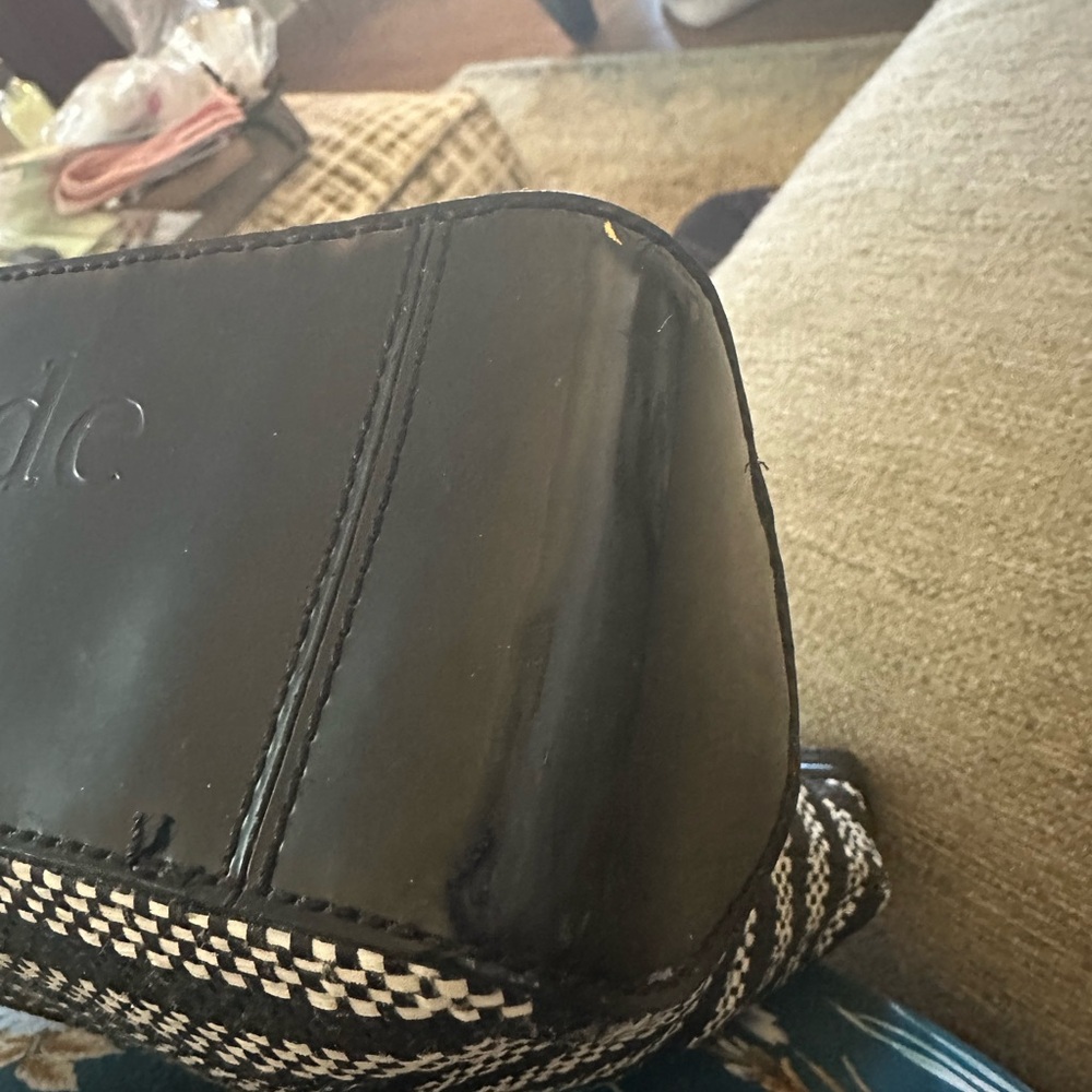 Kate Spade Black and White Striped Tote - Picture 15 of 15